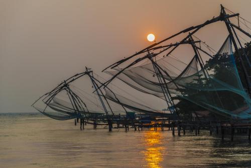 Ancient Chinese Fishing Nets • Cochin • India